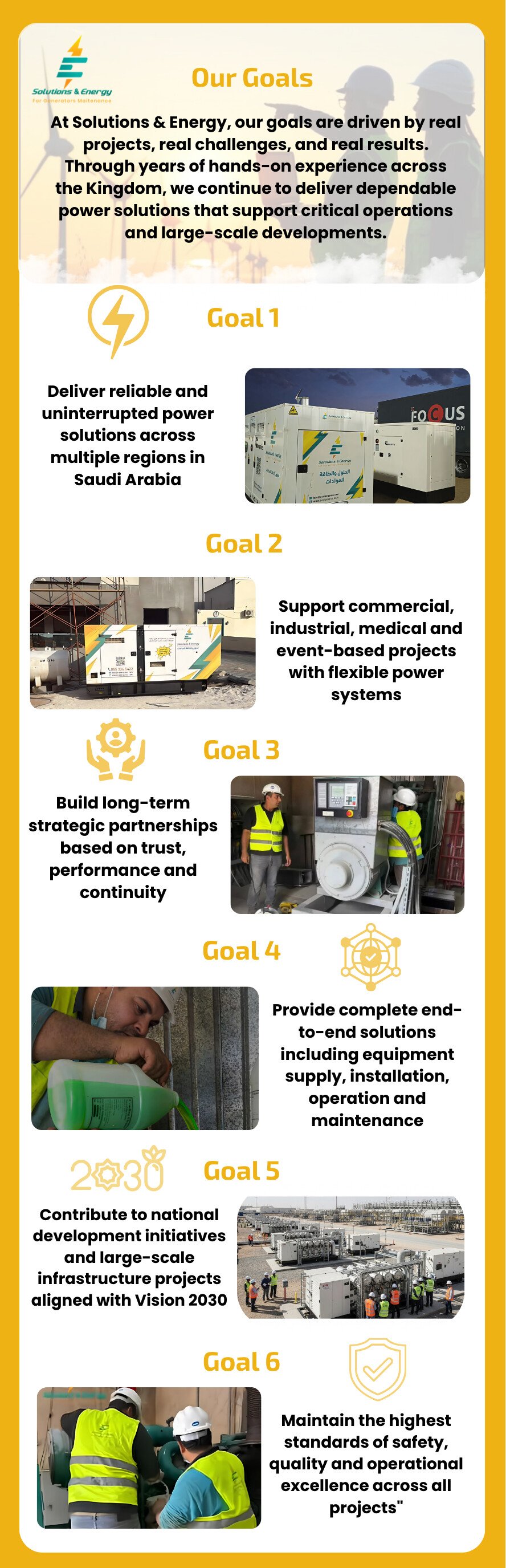 Solutions & Energy Goals